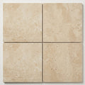Cappuccino Travertine Tile 18x18 Filled, Honed close-up