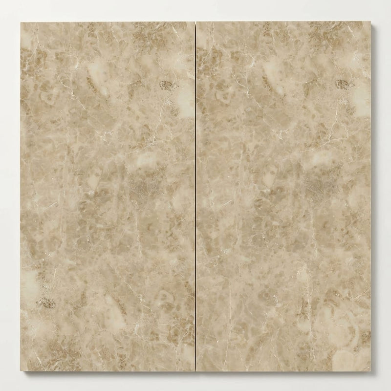 Cappucino Marble Tile 12x24 Polished close-up