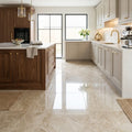 Cappucino Marble Tile 18x18 Polished — Kitchen floor