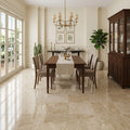 Cappucino Marble Tile 18x18 Polished — Living Room floor