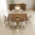 Cappucino Marble Tile 24x24 Polished — Dining Room floor