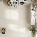 Capri Limestone Tile 12x12 Honed — Laundry Room floor