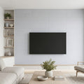 Capri Limestone Tile 12x24 Honed — Living Room feature wall