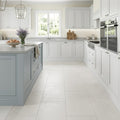 Capri Limestone Tile 18x36 Brushed — Kitchen floor