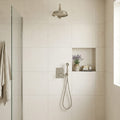 Capri Limestone Tile 24x24 Honed — Bathroom shower wall