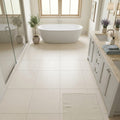 Capri Limestone Tile 24x24 Honed — Primary Bath floor
