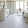 Capri Limestone Tile 36x36 Honed — Primary Bath floor