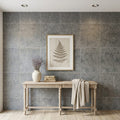 Caracas Blue Limestone Tile 16x24 — Living Room feature wall