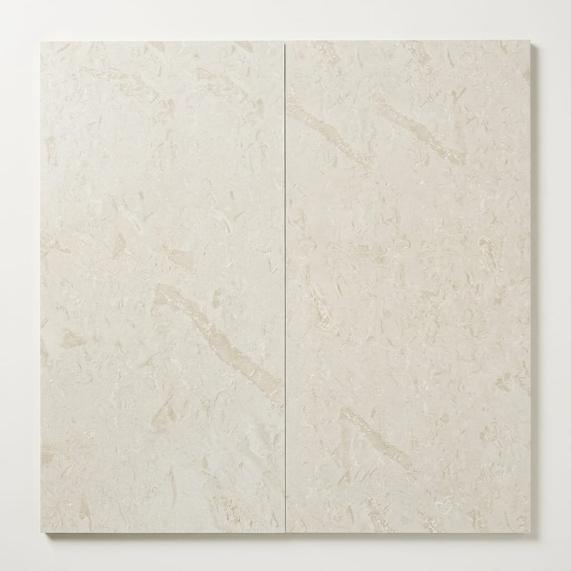 Cardinal Beige 18x36 Brushed Limestone Tile close-up