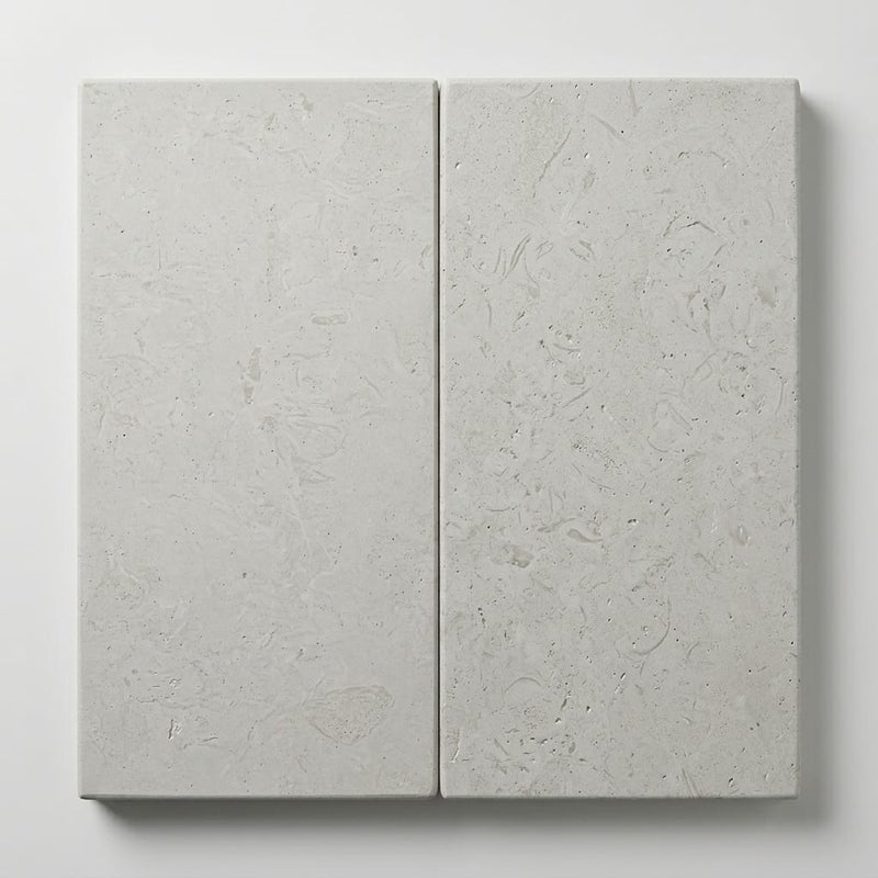 Cardinal Beige Limestone Coping 12x24 Eased 5 cm close-up