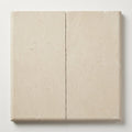Cardinal Beige Limestone Coping 12x24 Tumbled Bullnose 3 cm close-up