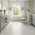 Cardinal Beige Limestone Tile 12x24 Honed — Primary Bath floor