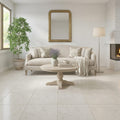 Cardinal Beige Limestone Tile 24x24 Honed — Living Room floor