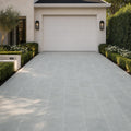 Caribbean Blue 18x36 Natural Limestone Paver — Front Yard driveway