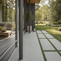 Caribbean Blue 24x48 1.25 Inch Natural Limestone Paver — Backyard patio