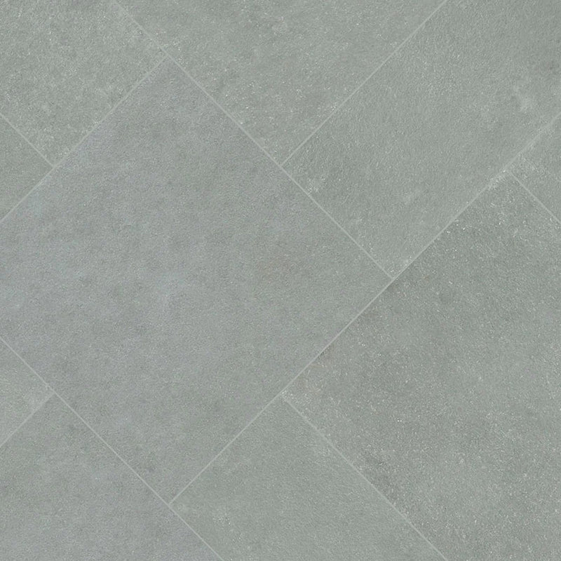 Caribbean Blue 12x48 Tread Natural Limestone Trim