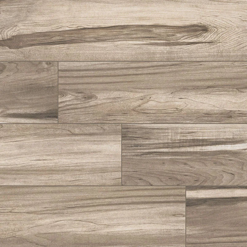 Carolina Timber Beige 6x24 Plank Matte Porcelain Wood Look Floor Tile