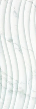Carrara Art Flow Wall 2018 12x36 Marble Look Ceramic Tile