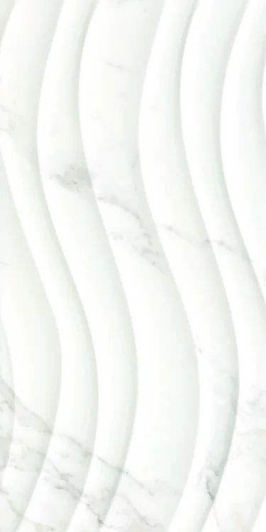 Carrara Art Flow Wall 2018 12x24 Marble Look Ceramic Tile