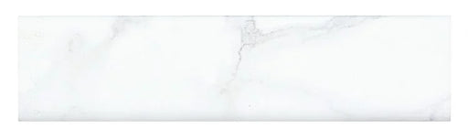 Carrara Natural 2018 3x12 Bullnose Marble Look Ceramic Trim