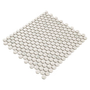 Carrara Penny Round Matte Misc. Porcelain Mosaic Tile