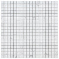 Carrara Premium 2x2 Pre Matte Marble Look Porcelain Mosaic