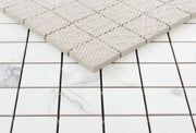 Carrara Premium 2x2 Pre Matte Marble Look Porcelain Mosaic