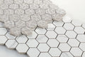Carrara Premium Hexagon Pre Polished Marble Look Porcelain Mosaic