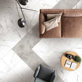 Carrara Premium 24x24 Pre Polished Marble Look Porcelain Tile