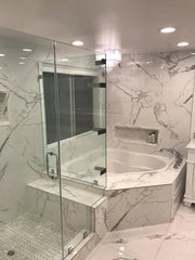 Carrara Premium 24x24 Pre Polished Marble Look Porcelain Tile