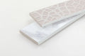 Carrara Premium 3x12 Bullnose Pre Polished Marble Look Porcelain Trim