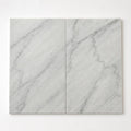 Carrara White 12x24 Honed Marble Tile close-up