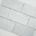 Carrara White 3x6 Polished Marble Tile