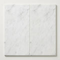 Carrara White (Italian) Marble 12x24 Honed Tile close-up