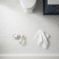 Carrara White (Italian) Marble 2x2 Honed Mosaic — Bathroom floor