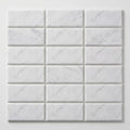 Carrara White (Italian) Marble 4x12 Honed Tile close-up