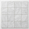 Carrara White (Italian) Marble 6x6 Honed Tile close-up