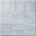 Carrara White Marble Tile 12x12 Honed close-up