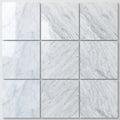 Carrara White Marble Tile 12x12 Polished close-up