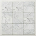 Carrara White Marble Tile 3x6 Honed close-up