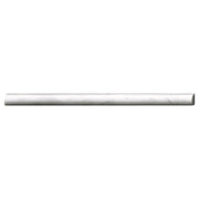 Carrara White Pencil Molding 3/4x3/4 Polished Marble Trim