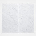 Carrara White (Venetino) 12x24 Polished Veined Marble Tile close-up