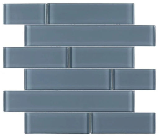 Casale Blue Shining Multi Size Glass Mosaic