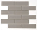 Casale Grey Shining Glass Mosaic