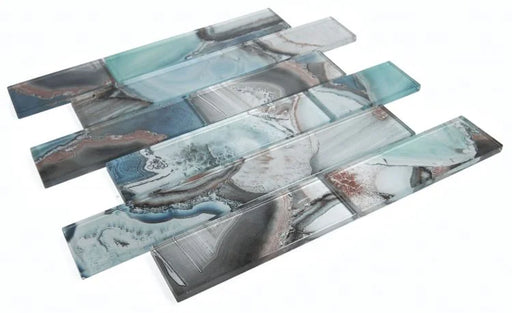 Shell Green Glass Mosaic