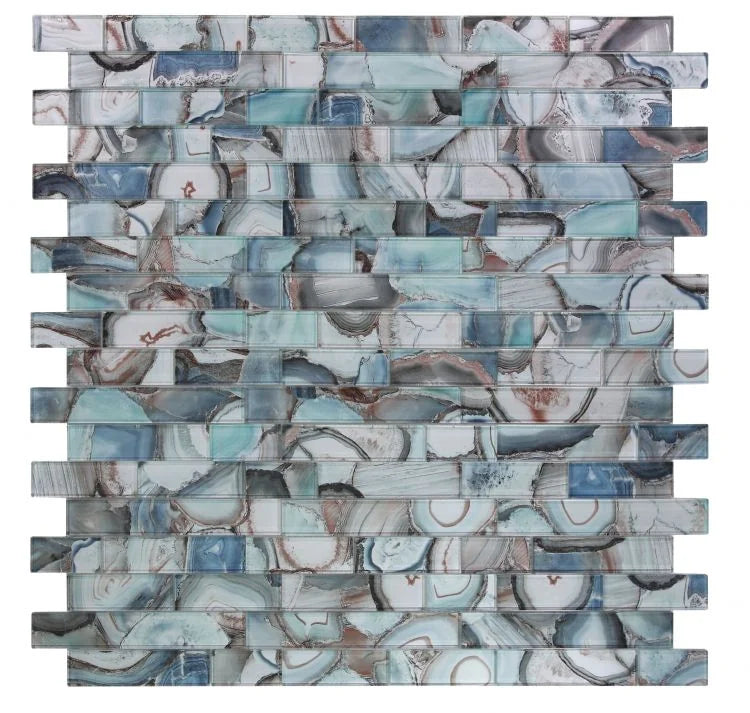 Shell Green Glass Mosaic