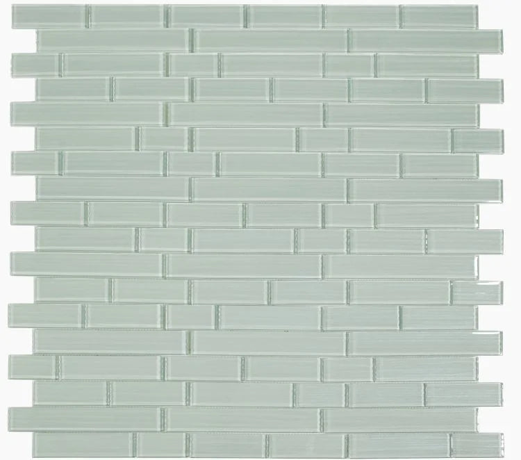 Casale Silver Grey Multi Size Glass Mosaic
