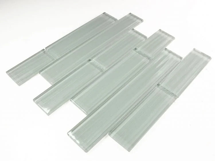 Casale Silver Grey Multi Size Glass Mosaic