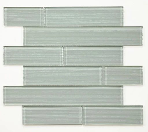 Casale Silver Grey Multi Size Glass Mosaic