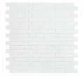 Casale Silver White Multi Size Glass Mosaic